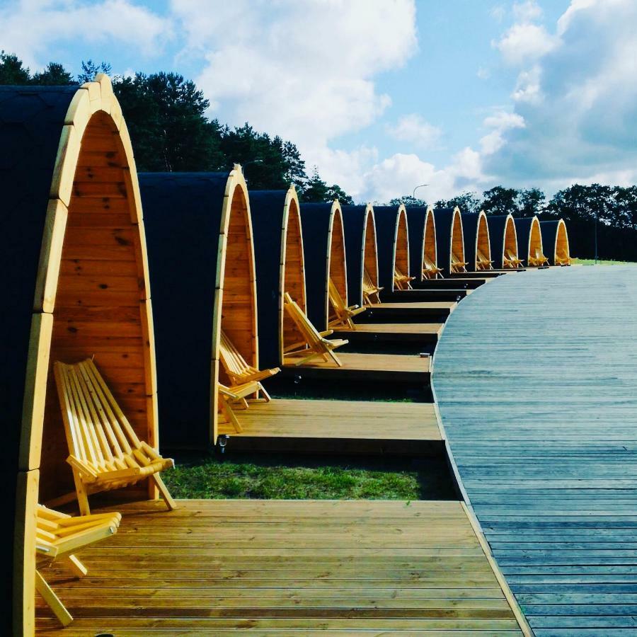 Luxury Camping Pod Zarasai Exteriör bild